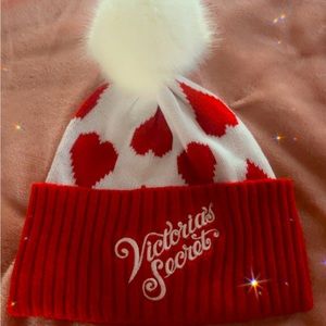 Brand new ladies hats from Victoria’s Secret with hearts ❤️
